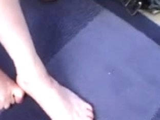 Lain Oi Footjob And Cum On Glasses