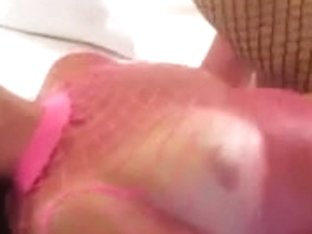 Hotwife in Fishnets copulates a regular fella.