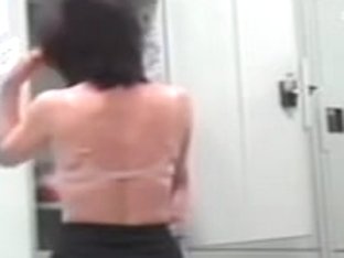 Changing Room Voyeur Video With Slim Brunette Girl