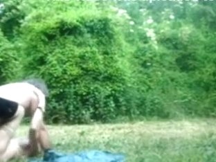 Mature Couple Makes A Sextape In Nature