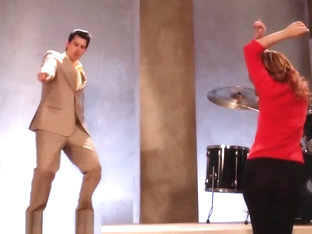 Sexy brunette with perfect handful tits