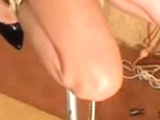 Serf Endures Being Suspended by Her Bazookas