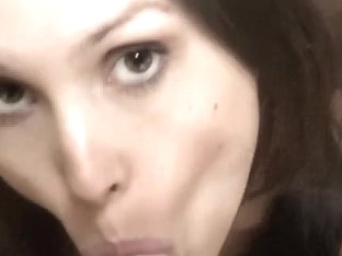 Blowing my large unbending meat stick