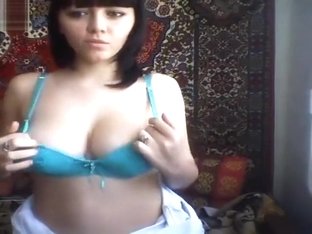 Koshka1994 Fondles Her Tits