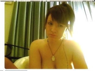 Big tits masturbation on a webcam