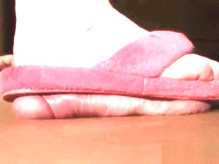 230lb Bbw Cock Crush In Pink Slippers