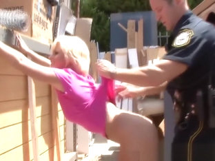 Hdvpass Dirty Blonde Kelly Surfer Sucks Off A Cop In The Back Lot