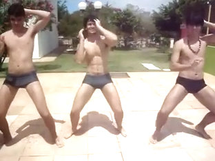 Crazy male in exotic gay sex scene