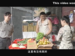 Newlywed Wife Cheats On Her Husband In The Toilet With The Gruff Owner Of A Vegeta