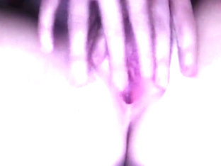 Rubbing clit - Hairy young pussy