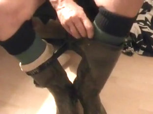 nlboots - socks, balzer boots turned up and down