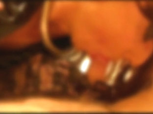 Gilda's mouth full of cum