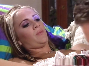 Hottest pornstar in incredible blonde, college porn clip