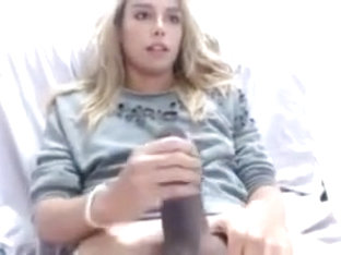 Amazing shemale video with Masturbation scenes