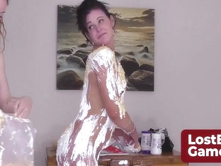 Stefanie And Turn Up The Heat In A Strip Spin The Bottle Game - Sarah Beth