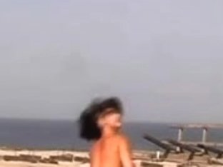 Naked Beach - Legal Age Teenager Snatch With Cim Facial - Self Filmed