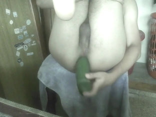 Destroying My Ass With Big Cucumbers