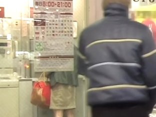 Asian Girl In A Shop With A Nice Ass Got Skirt Sharked