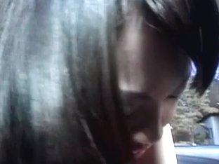 Naughty Asian Teen Bouncing On A Cock In The Backseat