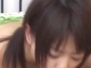 Small Japanese Legal Age Teenager Receives Her Constricted Bawdy Cleft Creamed !