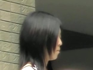Black-haired Pretty Babe Messing With Her Phone During Wild Top Sharking