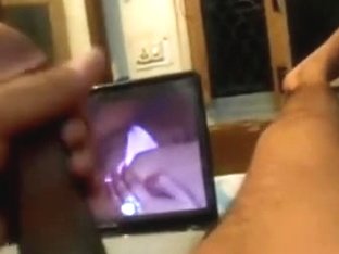 Watching porn and jacking off