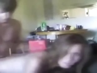 Young couple gets caught