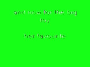 Playing with our toys. Shes so lustful that babe needs 2 and my penis