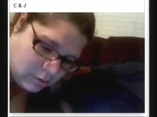 Chatroulette Bbw & Husband Blowjob Fuck And Creampie