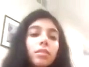 american teen showing her sexy outfit collection