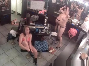 Strippers caught dressing her clothes