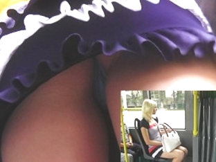 Most Good upskirt clip of the youthful lengthy legs