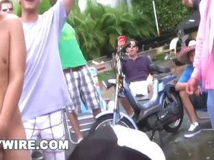 Gaywire Frat Twinks Hazing Their Pledges During Humiliating Car Wash