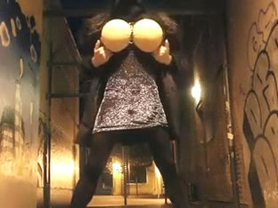 3100 Huge Tits Boobs Busty Trannie public SillyCD