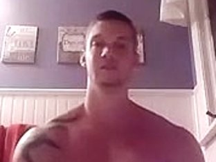Hot fag is having a good time at home and shooting himself on web cam