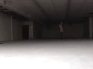 Lucas fucks Asian woman in warehouse