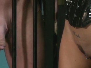 Bdsm Xxx Muscular Sub Is Caged And Humiliated