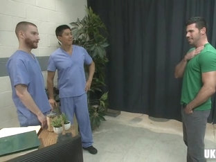 Muscle gay foot fetish and cumshot