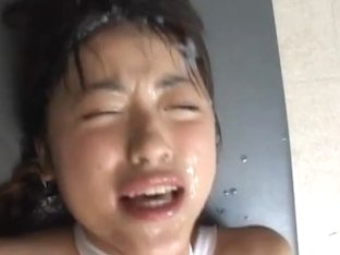 Asuka Sawaguchi Asian Actress Gets Semen Shower
