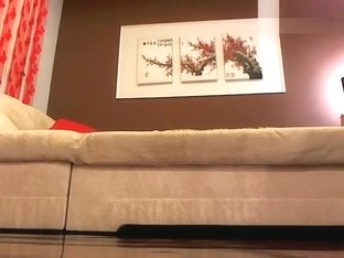 Nessi riding on the dildo