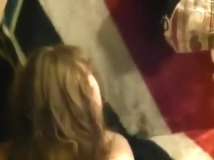 Jenny is pushing out her ass