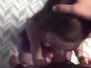 Cute College Girl Gets Suck Some Dick