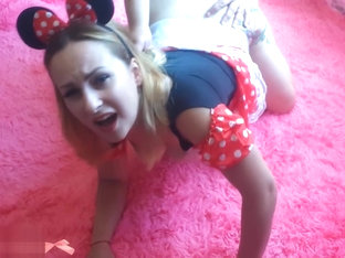 Pretty Girl Was Fucked Hard! Sex In A Costume Of Minnie Mouse - Emma Lovare