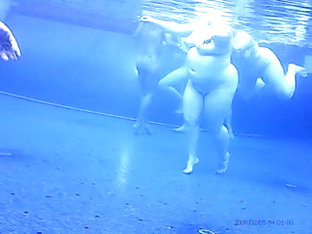 Voyeur Cam Vid Of A Bunch Of Naked People In Pool