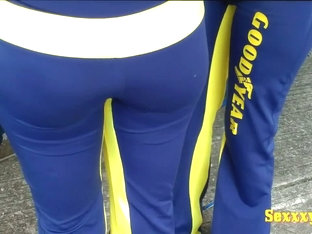 Sexy Girls On The Race Track In This Racing Voyeur Video