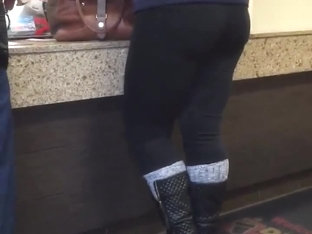 Thick ass guyanese chick at Dunkin Dou....