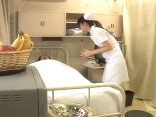 Jap Naughty Nurse Gets Crammed By Her Elderly Patient