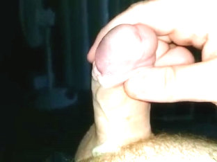 Slow motion small dick jerk and cum