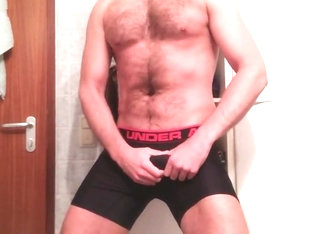 Masturbation in the bathroom 3