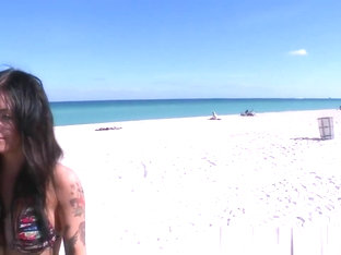 Busty Les Babe Rides Strapon In Sapphic Trio